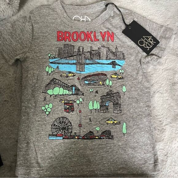 NWT Chaser Kids size 6 short sleeve tee Brooklyn - Picture 2 of 4